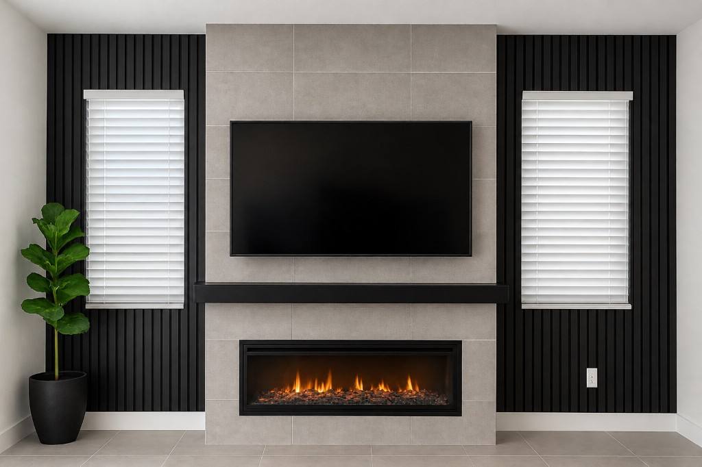 Fireplace TV Wall
